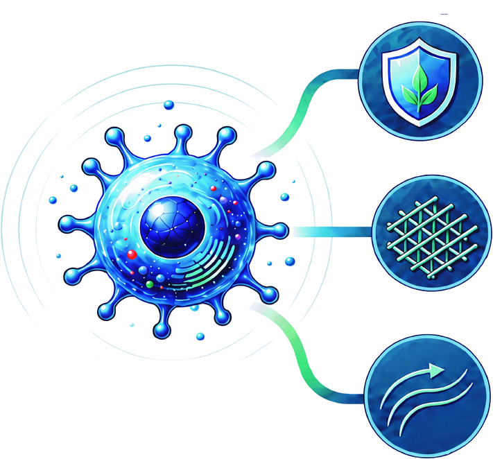 Illustration of the three pillars of repair
