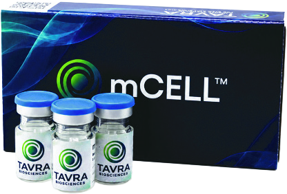 mCELL product package and vials